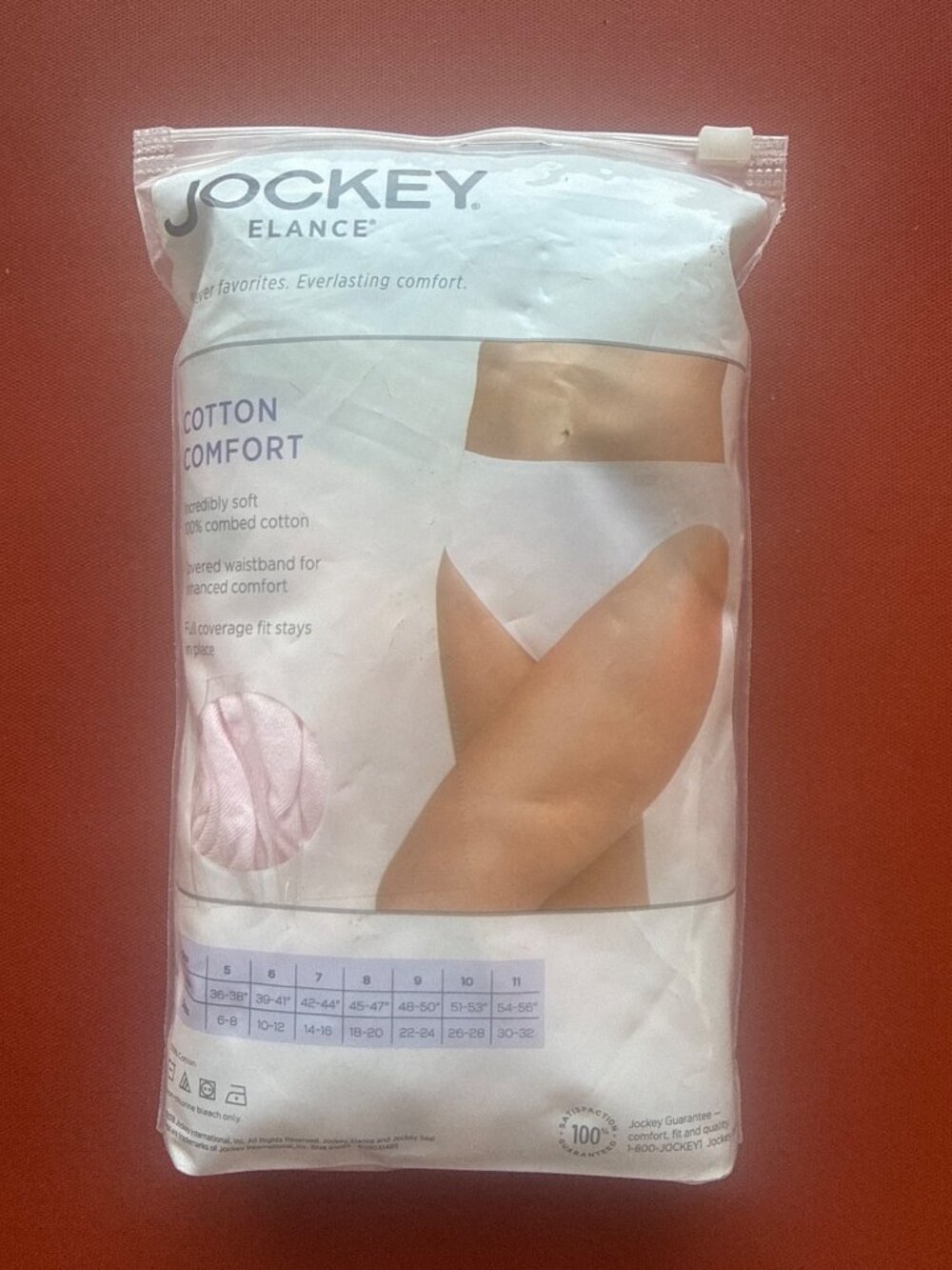 Jockey Elance Cotton Comfort Womens 3 Pack French Cut Underwear Size 8 Panties - Picture 2 of 3